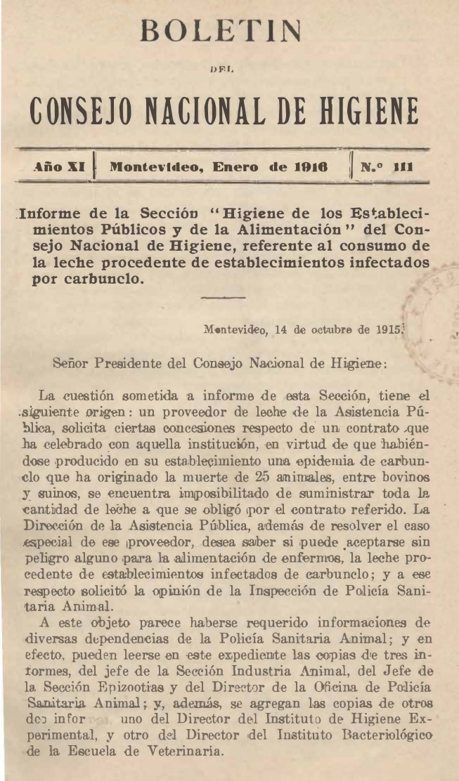 					Ver Vol. 11 Núm. 111 (1916): Boletín del Consejo Nacional de Higiene
				