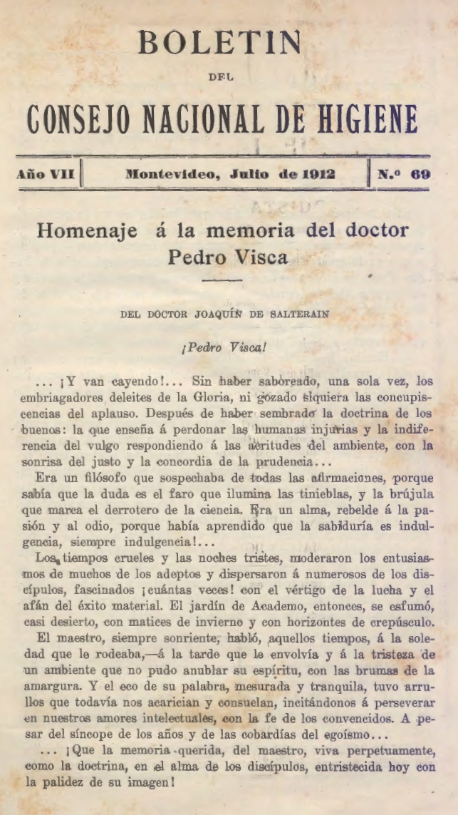					Ver Vol. 7 Núm. 69 (1912): Boletín del Consejo Nacional de Higiene
				