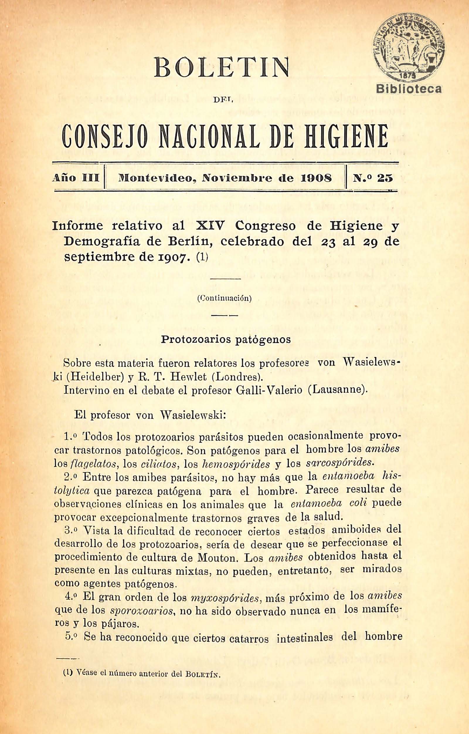 					Ver Vol. 3 Núm. 25 (1908): Boletín del Consejo Nacional de Higiene
				