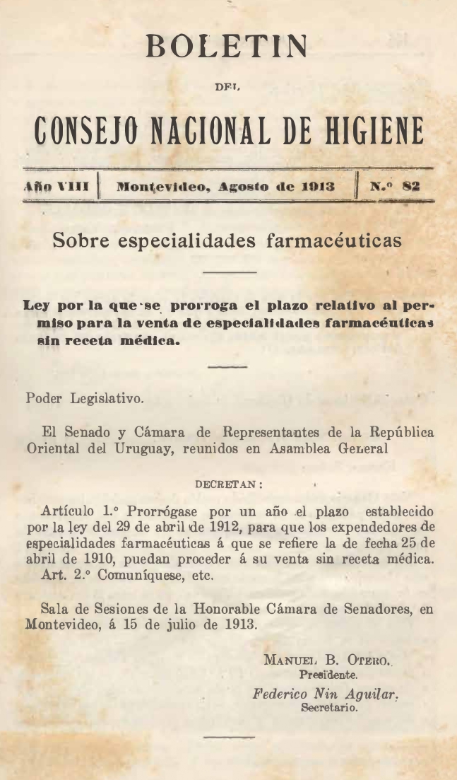 					Ver Vol. 8 Núm. 82 (1913): Boletín del Consejo Nacional de Higiene
				